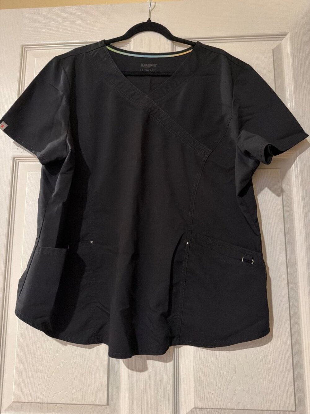 Scrubstar Womens Ultimate Black 2XL V-Neck Scrub Top With Pockets